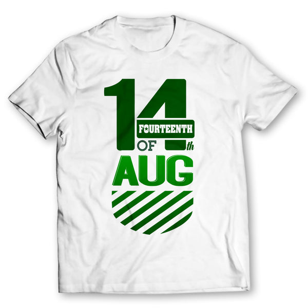 14 august Printed Unisex Graphic T-Shirt