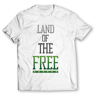 Land of The Free Printed Unisex Graphic T-Shirt