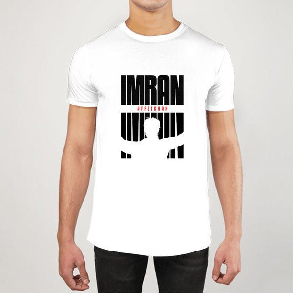 FREE IMRAN KHAN MEN GRAPHIC T-SHIRT