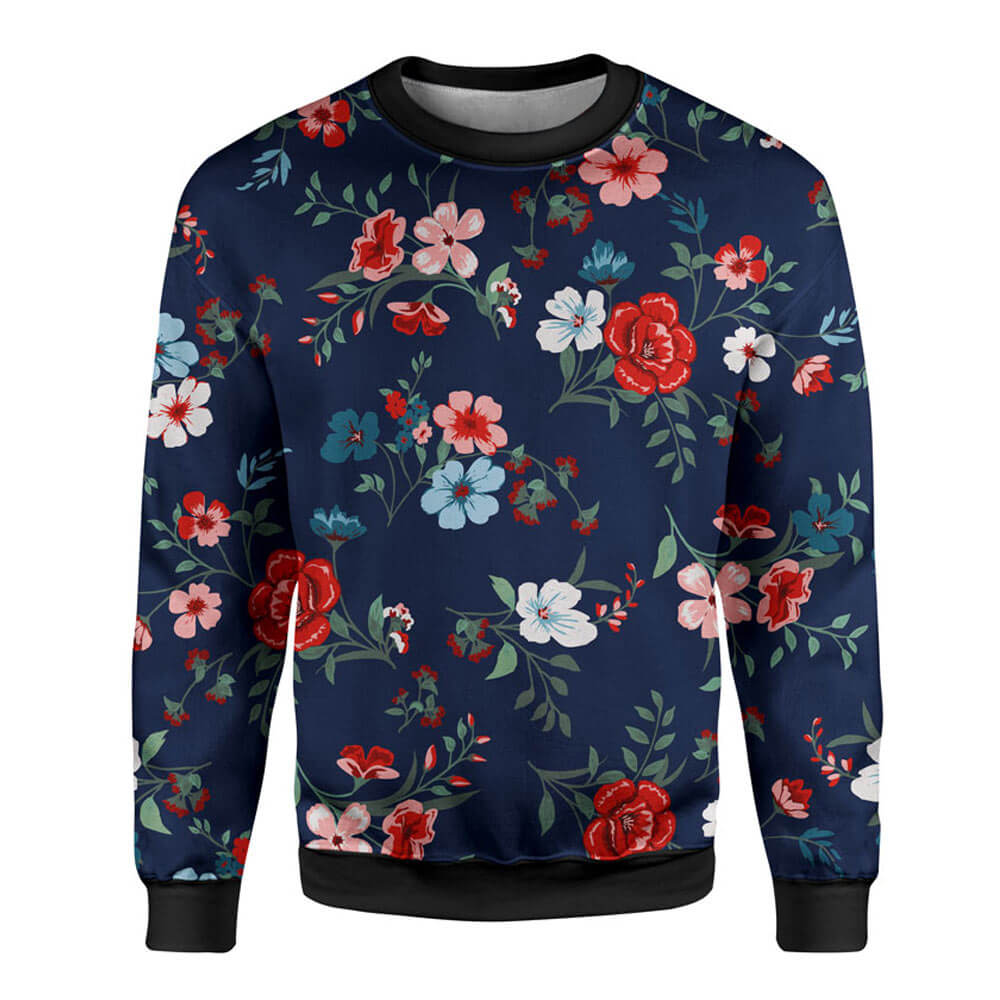 Floral Printed Sweatshirt