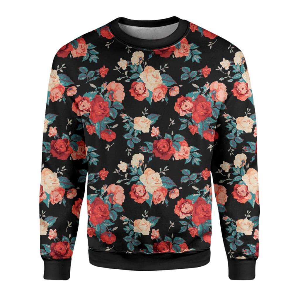 Floral Printed Sweatshirt