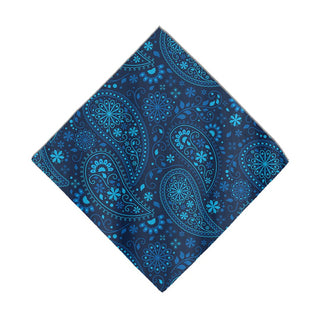 Blue Petals Printed Bandana