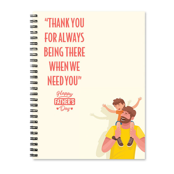 Fathers Day Printed Notebook