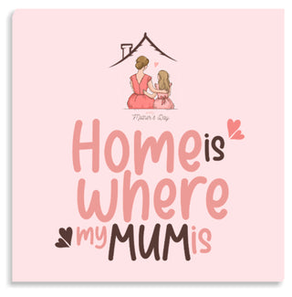HOME IS WHERE CANVAS FRAME