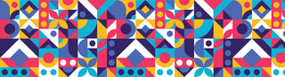 Abstract Geo Table Runner