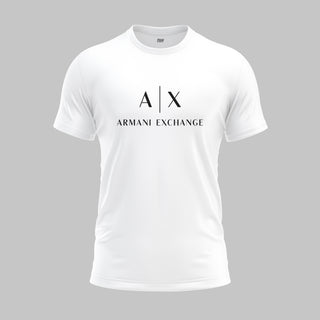 ARMANI WHITE GRAPHIC T-SHIRT