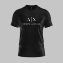 ARMANI BLACK GRAPHIC T-SHIRT