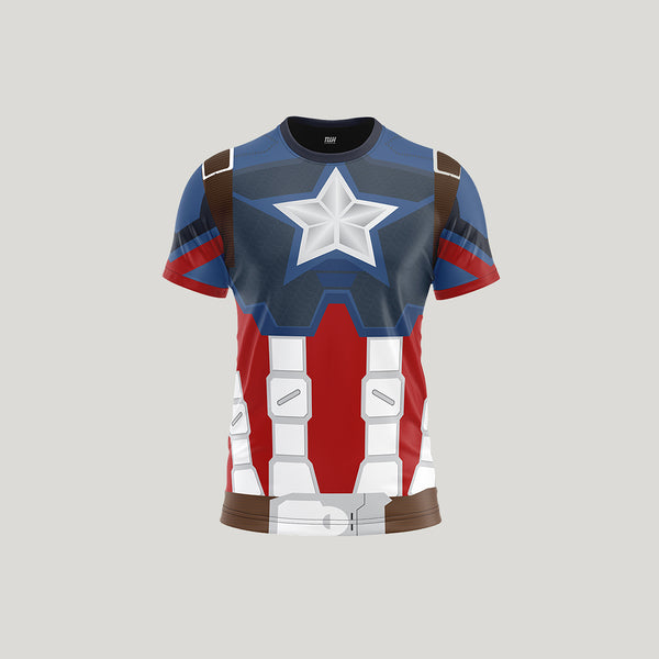Captain America Kids Unisex All Over Print T-shirt
