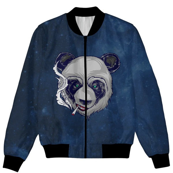 Smoking Panda II All Over Printed Jacket