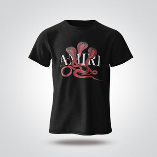 Amiri Black Cobra Graphics T-Shirt
