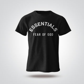 Black Essentials Graphics T-Shirt