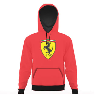 Red ferrari All Over Printed Hoodie