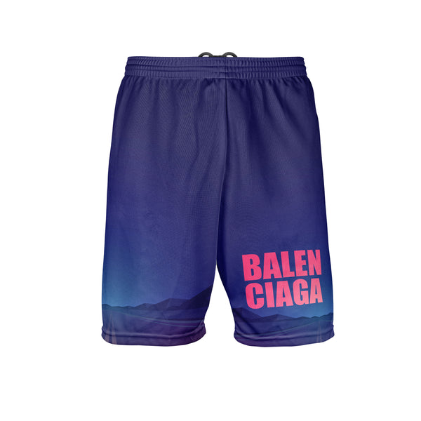 Balenciaga USA Printed Shorts