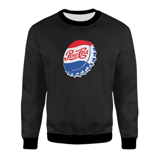 Pepsi Abstract Art Printed Sweatshirt