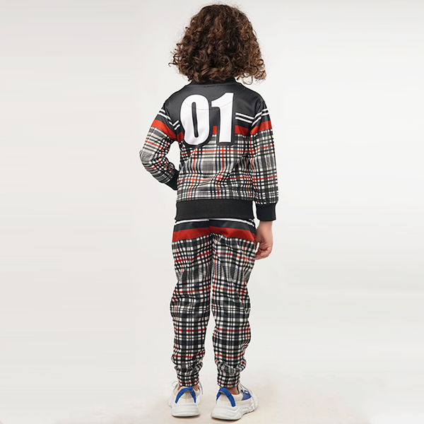 Checkerd 01 Kids Tracksuit