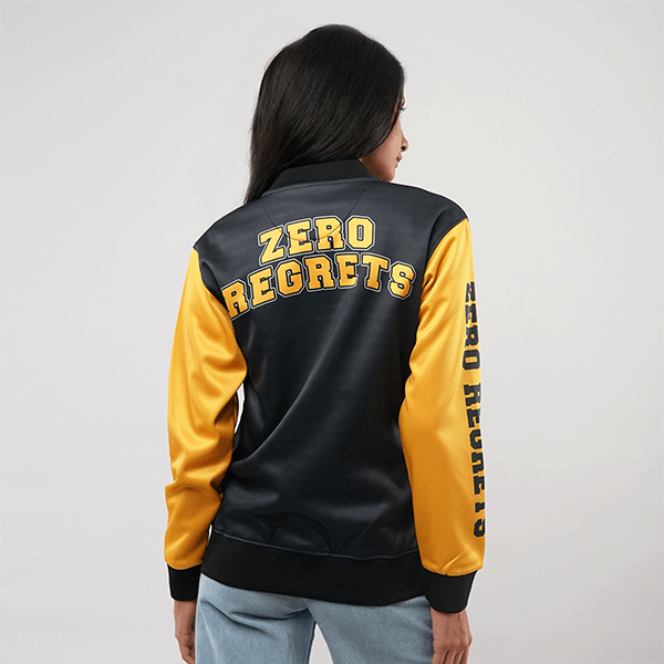 Zero Regrets All Over Printed Jacket