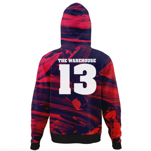 Abstract All Over Printed Hoodie TheWarehouse