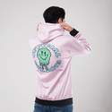 Retro Smiley All Over Printed Hoodie