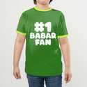 #1 Babar Fan Kids T-shirt