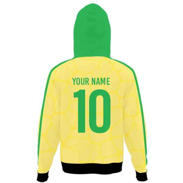 Team Brazil All Over Printed Hoodie