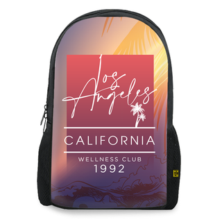 Los angeles California Art Printed Backpacks