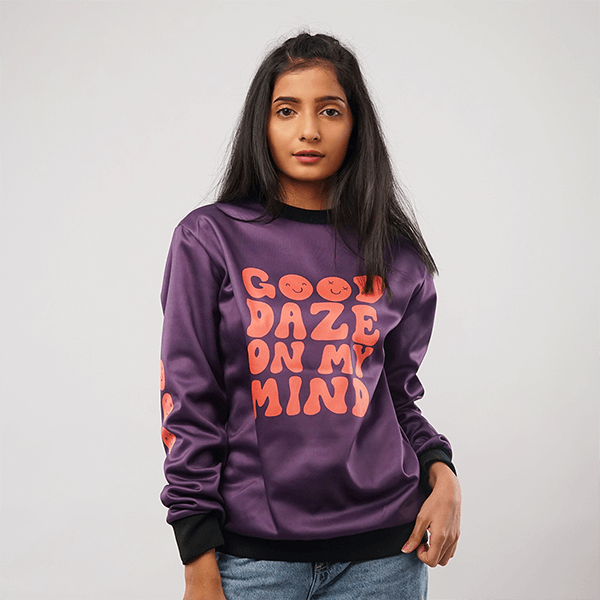 Good Daze Printed Sweatshirt