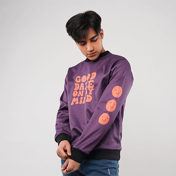 Good Daze Printed Sweatshirt