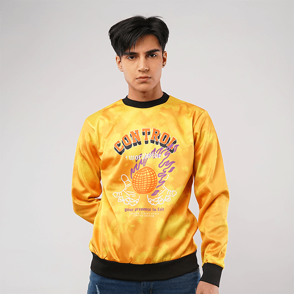 Control Printed Sweatshirt